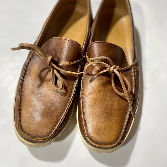 Vince Camuto Leather Brown Distressed 